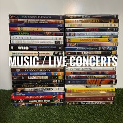 Music DVDs, Tons Of Amazing History, Concerts, Documentary’s Etc