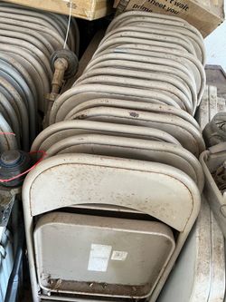 24 Metal Chairs for sale