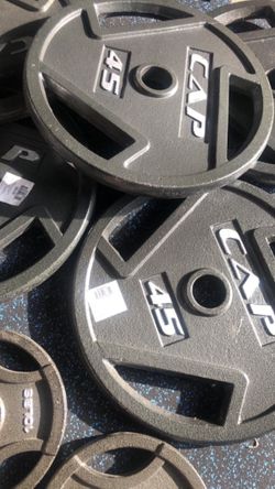 2x45s Olympic Plates