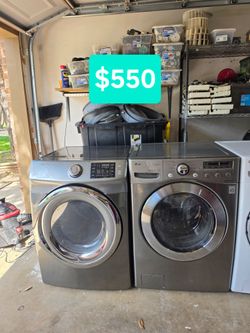 LG Washer And Samsung Electric Dryer