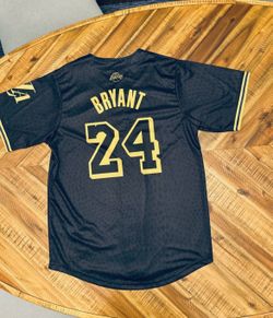 Dodgers Kobe Bryant black jersey size small men