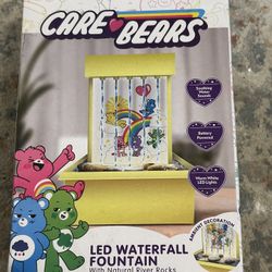 Care Bears LED Waterfall fountain NIB