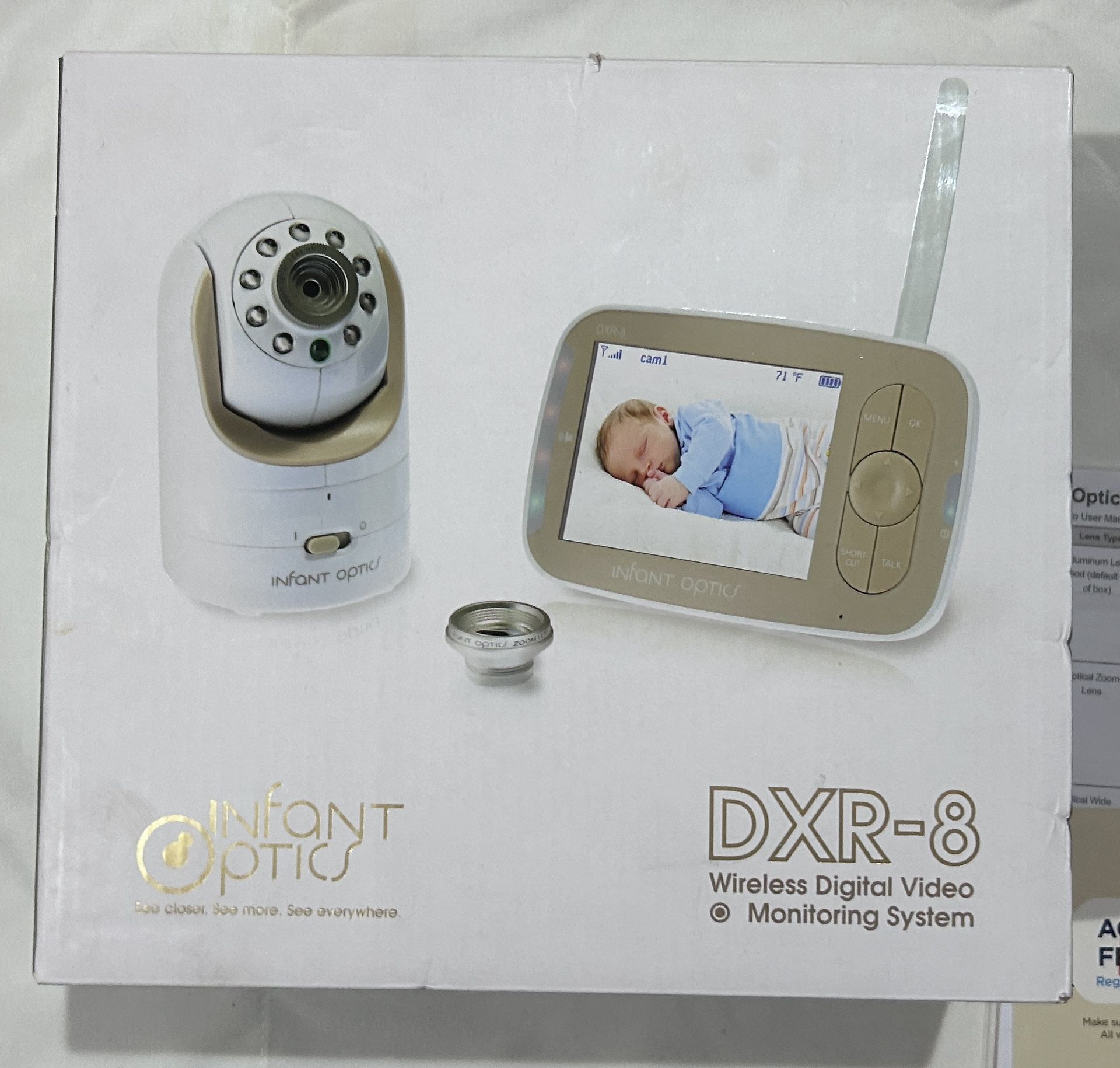 Infant Optics DXR-8 Wireless Digital Video Monitoring System(NIOB)