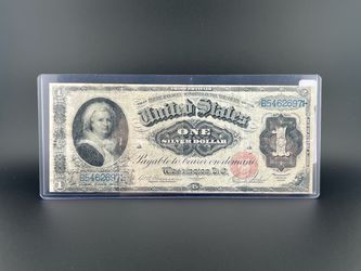 1886 $1 “Martha” Silver Certificate Large Note