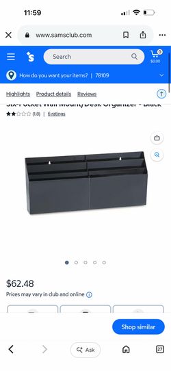 Wall organizers (2) price is for both