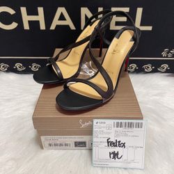 Real Leather Heel Shoes 