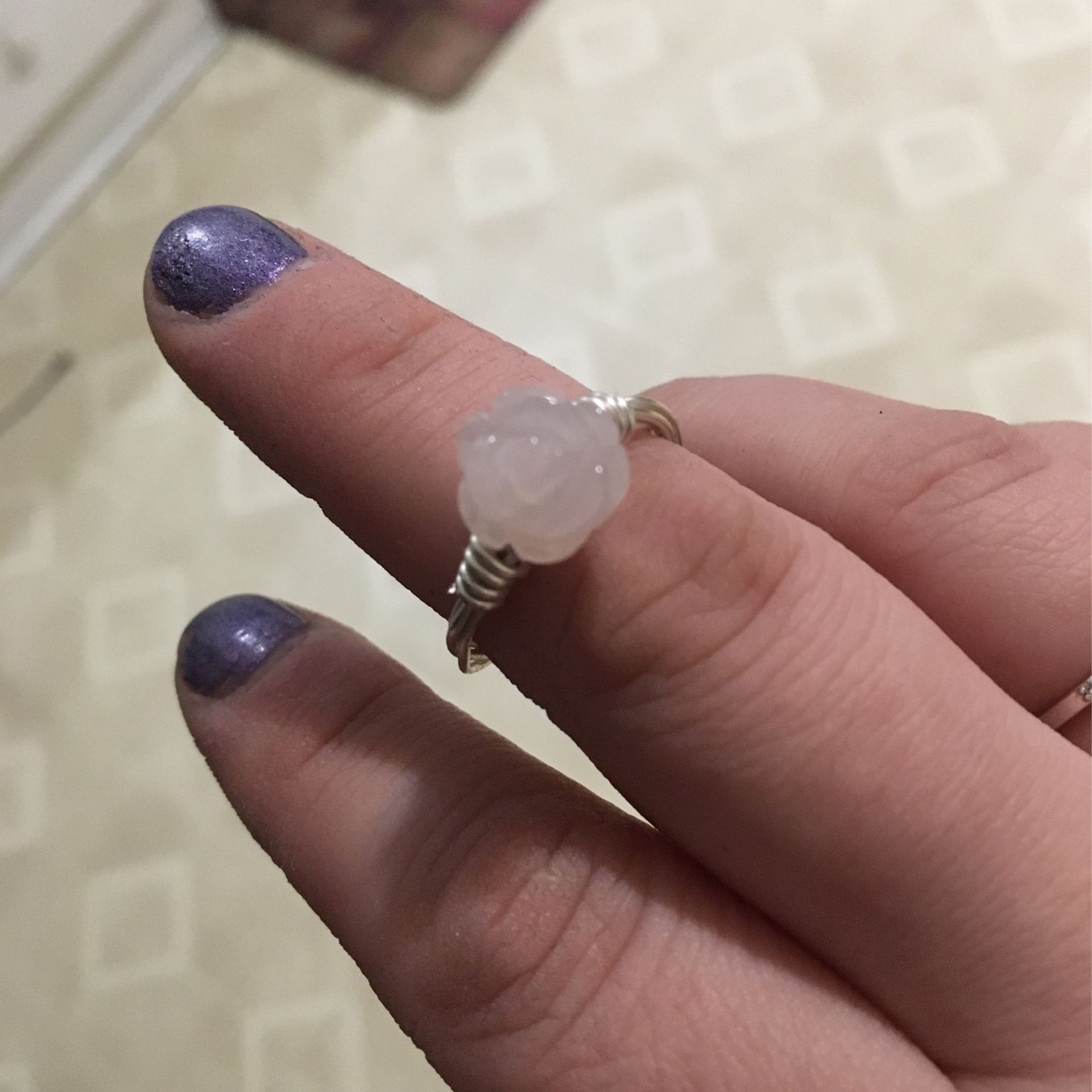 Rose Quartz Ring
