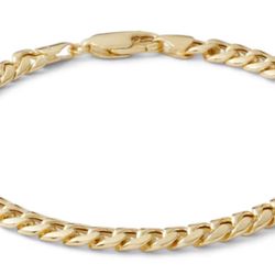 Brand New 14k Gold Curb Bracelet 