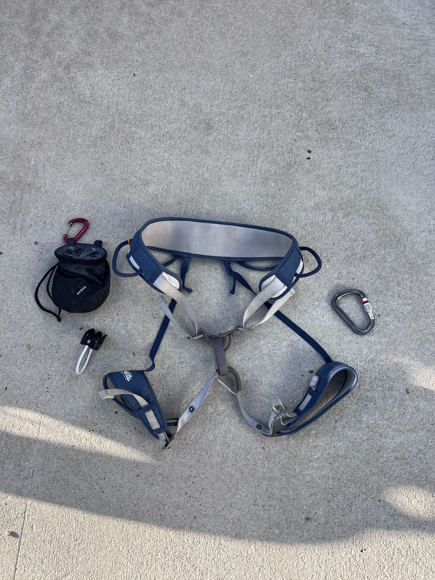 Climbing Harness And Belay Device
