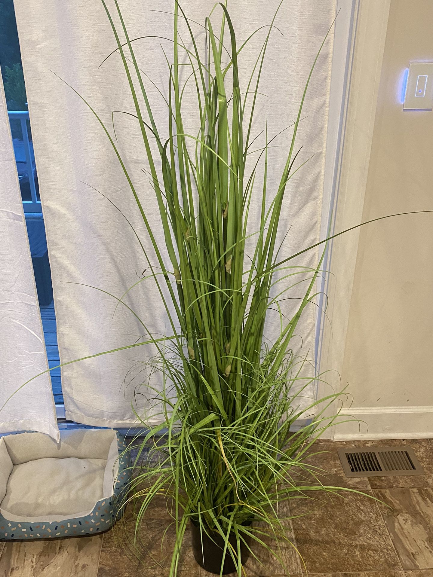 5.94ft Fake Curve Grass Plant