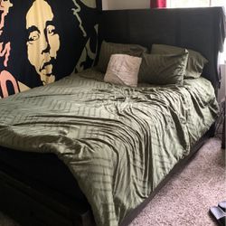 Queen Size Bed Frame And Mattress