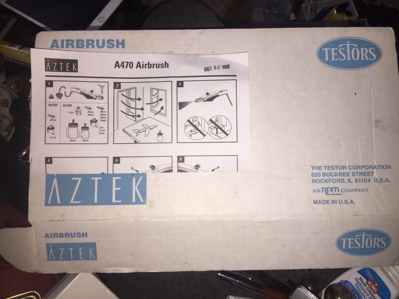 Testors AZTEK A470 AIRBRUSH. NEW Great tool. Sells for over 170 on