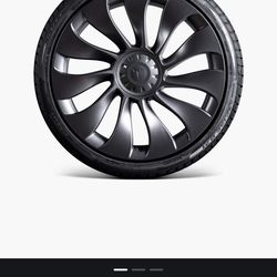 Tesla 21” Uberturbine Wheels with Pirelli Winter Tires (Staggered)
