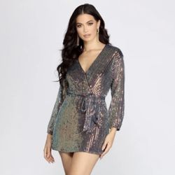 Sequin Large Dress