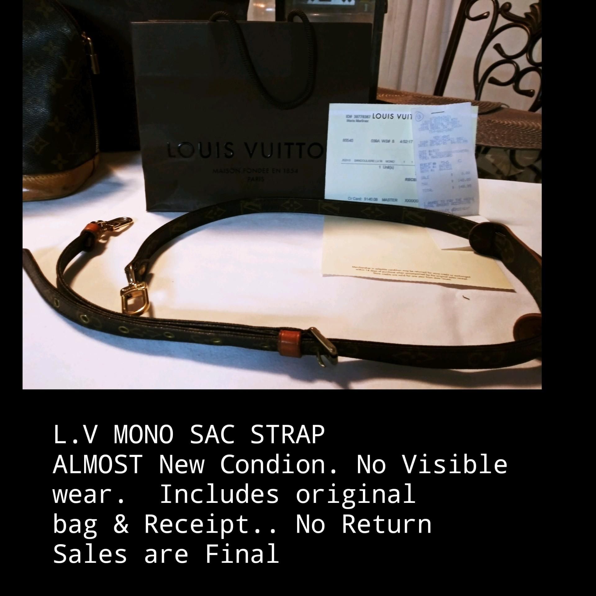 Authentic Louis Vuitton Handbag - Only Strap Needs Repair for Sale in Dana  Point, CA - OfferUp