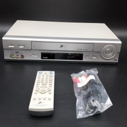 Zenith,VCR with Remote And Cable. Works Fine.