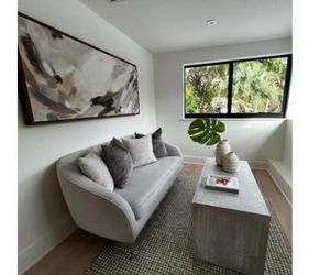 Light gray wash coffee table