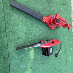 Brand New Chainsaw And Somewhat Used Leaf Blower 