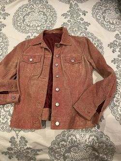 Distressed Italian Leather Jacket Size S
