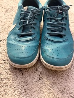 Nike Low-Top Sneakers Teal Leather