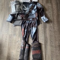 RUBIES Star Wars Boys The  MANDALORIAN HALLOWEEN COSTUME Size M(8-10)