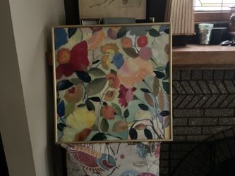 Framed Flower print