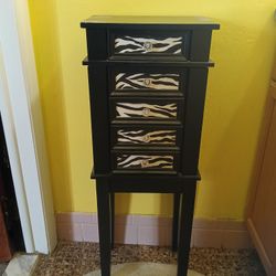 Leopard Print Jewelry Vanity