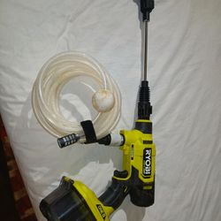 Ryobi One+Hp 18V Brushless Ez Clean 600PSI   0.7GPM  Cordless Cold Water Power Cleaner.  (Tool  Only )