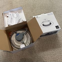2 NEW GREEN CREATIVE TITANIUM SERIES 6” CCT LED LIGHTS ADJUSTABLE LUMEN