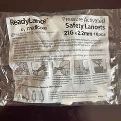 Pressure Activated Lancets 