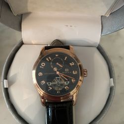 New Men's Buzz Mecanique Rose Gold Power Reserve Watch  
