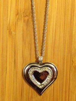 925 sterling silver heart chain 2mm long 19 grams 16