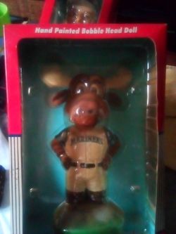 2001 Seattle Mariners "Mariner Moose" Bobblehead (In Box)