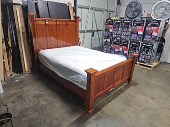 Queen bed and mattress