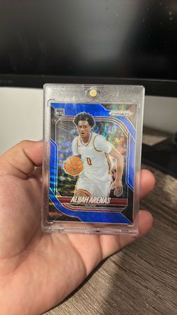 Alijah Arenas Panini NIL Prizm Blue Holo Card