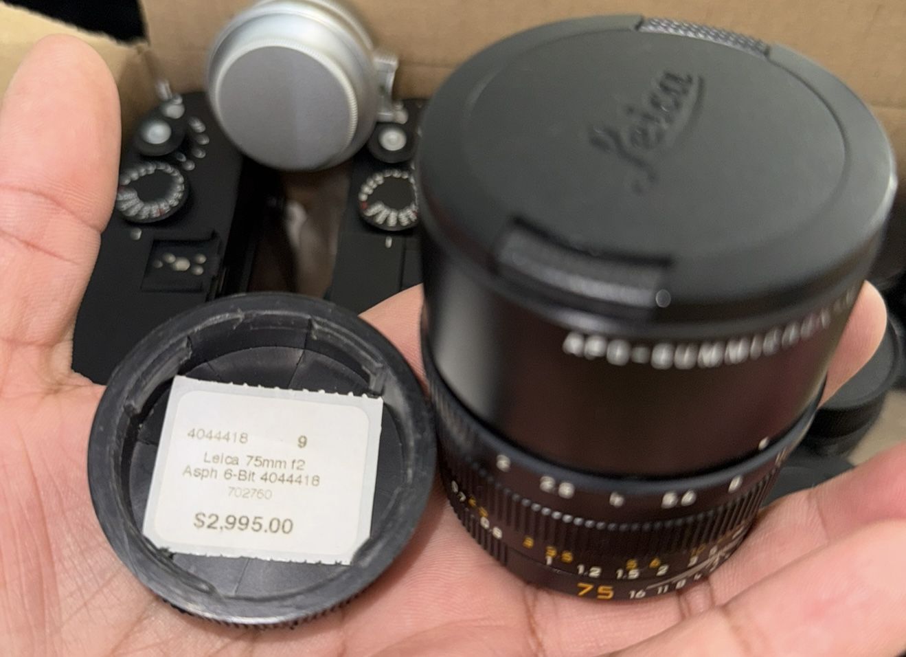 leica Lens 75mm f2 asph