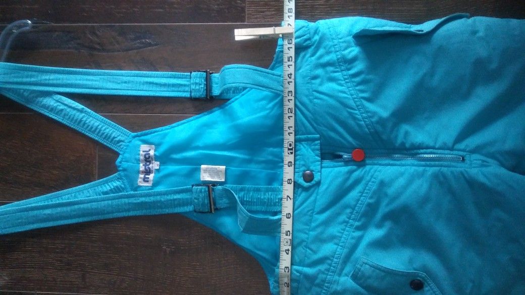 Ski Overalls & Jacket (Olive, Turquoise)