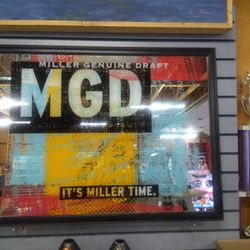 Miller MGD Bar Mirror