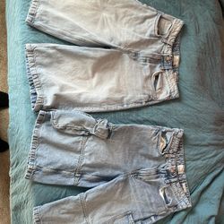 Super Baggy Jorts (cargo And Regular) Waist 28-30