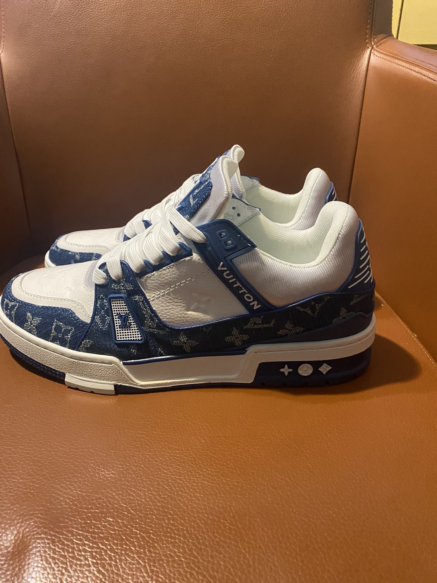 Louis Vuitton shoes (blue) 