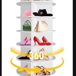 7 Tier Rotating Shoe Rack Tower PRICE IS FIRM