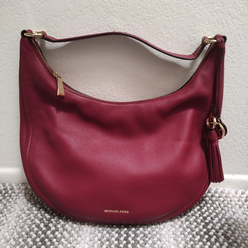 MICHAEL KORS Large Hobo Leather  Lydia Purse