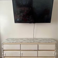 White Dresser & Nightstands