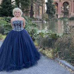 Royal Blue Princess Dress