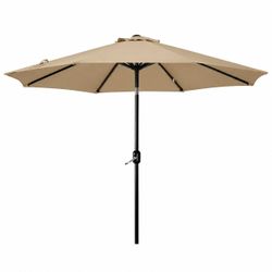 9 feet Tan Patio Umbrella