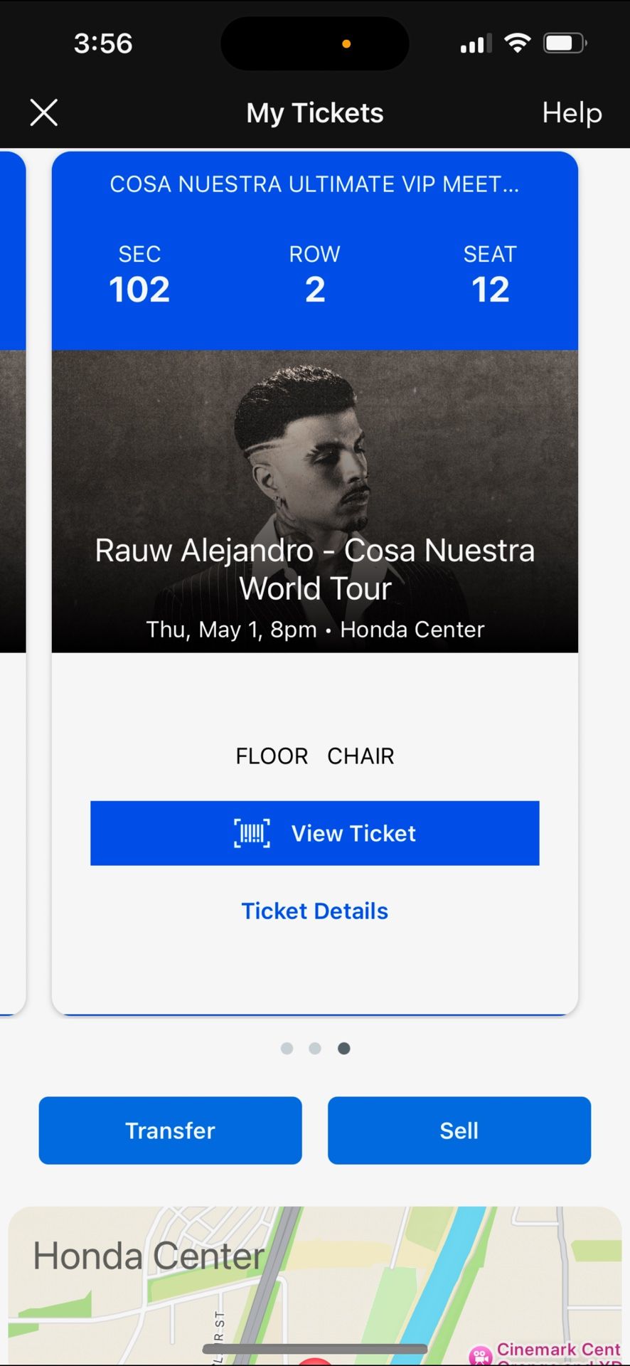 rauw alejandro Meet & Greet ticket