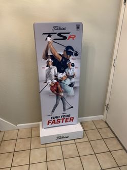 Titleist TSr Driver Display Banner Poster Golf
