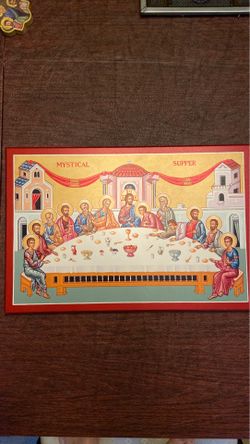 Mystical Supper Icon Plaque