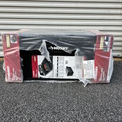 Husky 40.8in Matte Black Aluminum Full Size Truck Tool Box