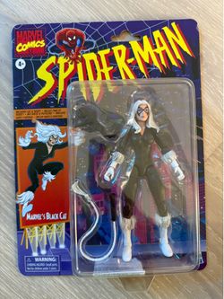 Hasbro Marvel Legends Black Cat Retro Wave Spider-Man NEW